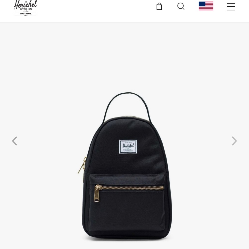 Hershel mini backpack and fjallraven pencil case